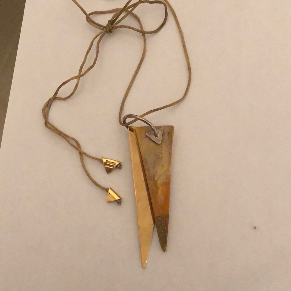 Dinosaur Designs layered pendant